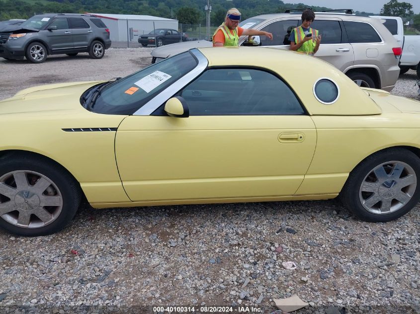 2002 Ford Thunderbird VIN: 1FAHP60A72Y120530 Lot: 40100314