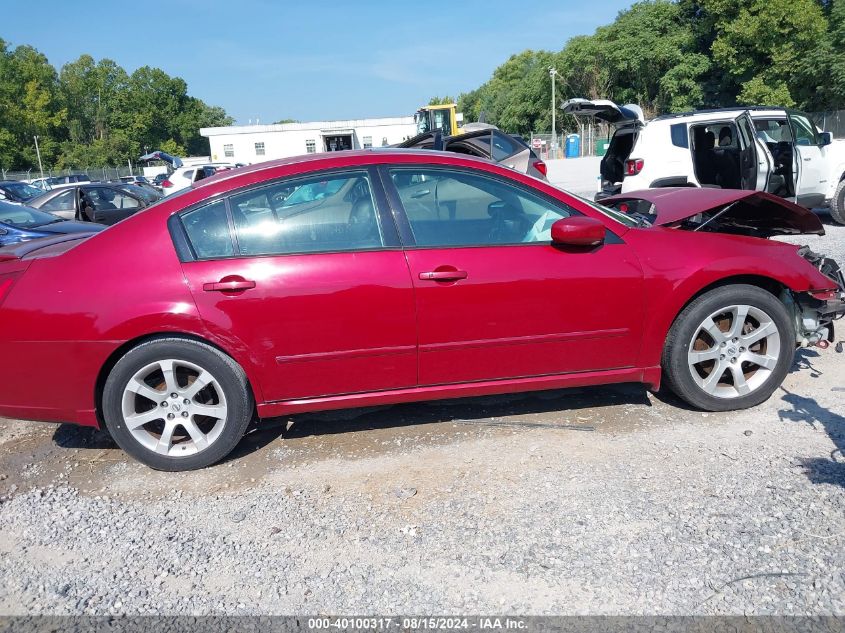 2007 Nissan Maxima 3.5 Se VIN: 1N4BA41E17C830931 Lot: 40100317