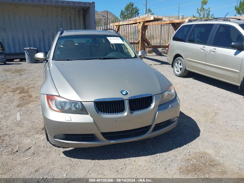 2007 BMW 328Xi VIN: WBAVT73587FZ37034 Lot: 40100366