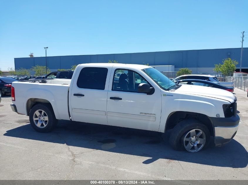 2011 GMC Sierra 1500 Hybrid 3Ha VIN: 3GTU1YEJ2BG154349 Lot: 40100378