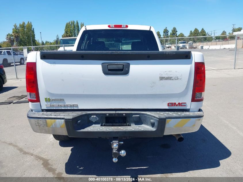 2011 GMC Sierra 1500 Hybrid 3Ha VIN: 3GTU1YEJ2BG154349 Lot: 40100378