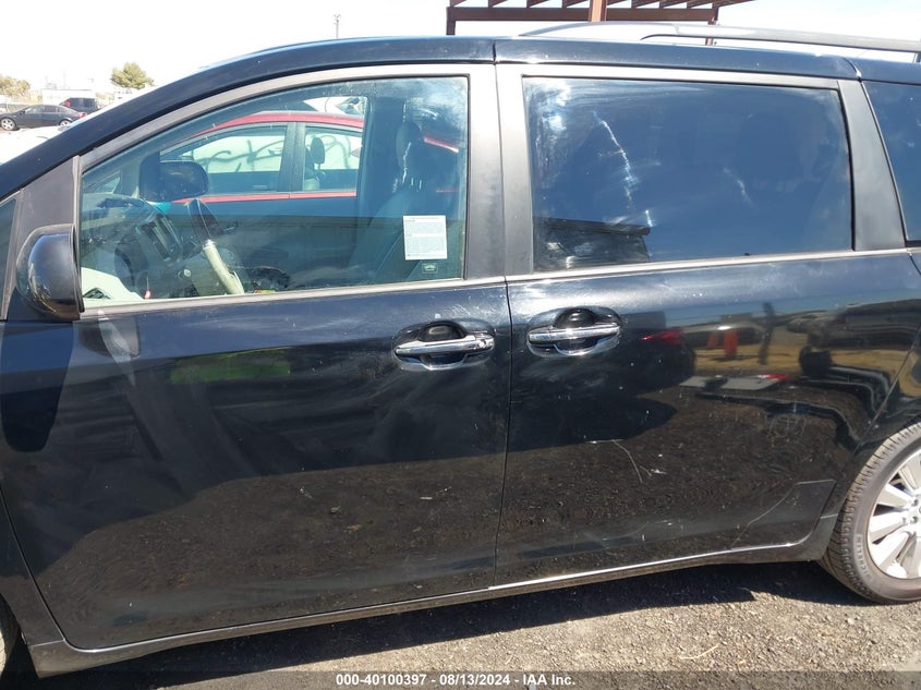 2011 Toyota Sienna Limited V6 VIN: 5TDYK3DC6BS001401 Lot: 40100397