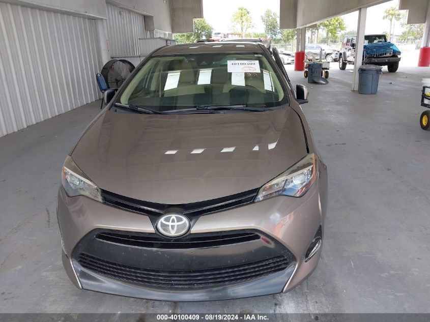 2019 Toyota Corolla Le VIN: 2T1BURHE6KC187318 Lot: 40100409