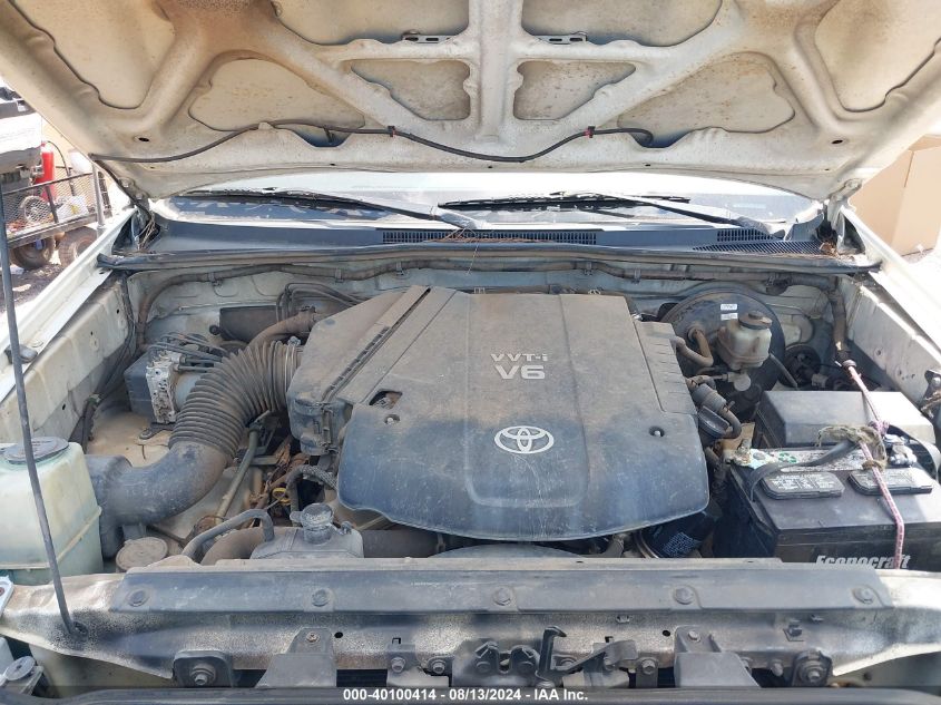 2010 Toyota Tacoma Prerunner V6 VIN: 5TEJU4GN4AZ704236 Lot: 40100414