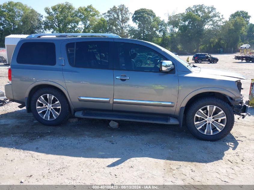 2015 Nissan Armada Sl VIN: 5N1BA0ND6FN617671 Lot: 40100423