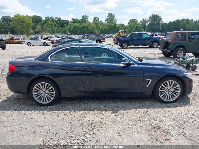 2014 BMW 428I xDrive VIN: WBA3T1C55EPS98624 Lot: 40100487