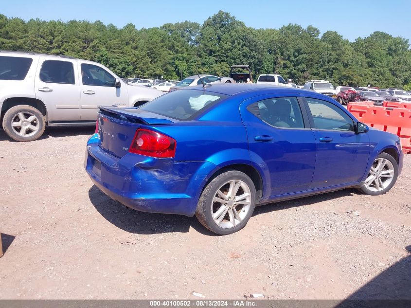 2012 Dodge Avenger Sxt VIN: 1C3CDZCB7CN253606 Lot: 40100502