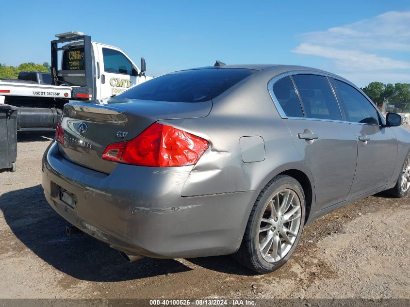 2011 Infiniti G37 Journey VIN: JN1CV6APXBM504910 Lot: 40100526