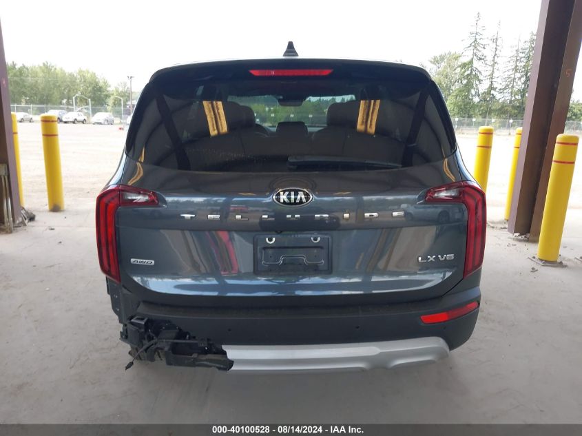 2020 Kia Telluride Lx VIN: 5XYP2DHC6LG015387 Lot: 40100528