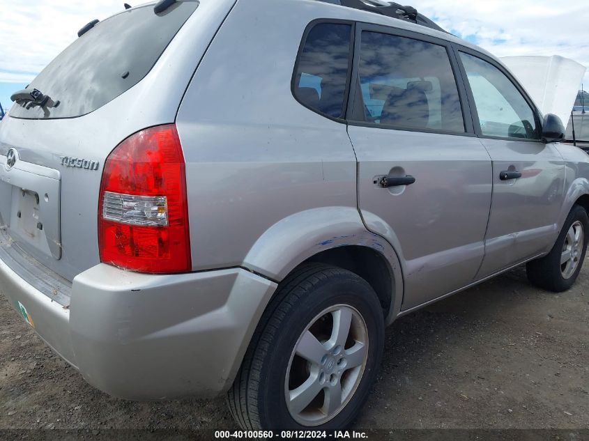 2006 Hyundai Tucson Gl VIN: KM8JM12B36U436514 Lot: 40100560