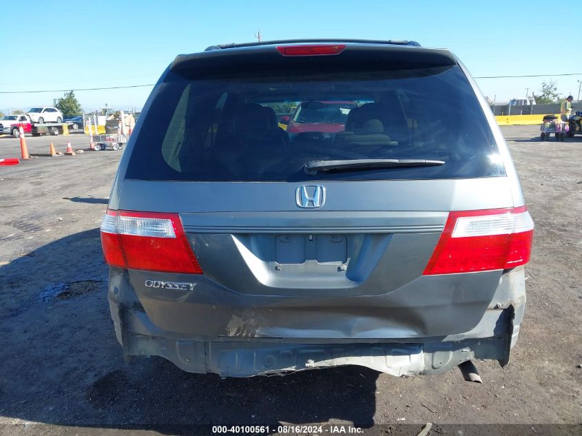 2007 Honda Odyssey Ex-L VIN: 5FNRL38667B430250 Lot: 40100561