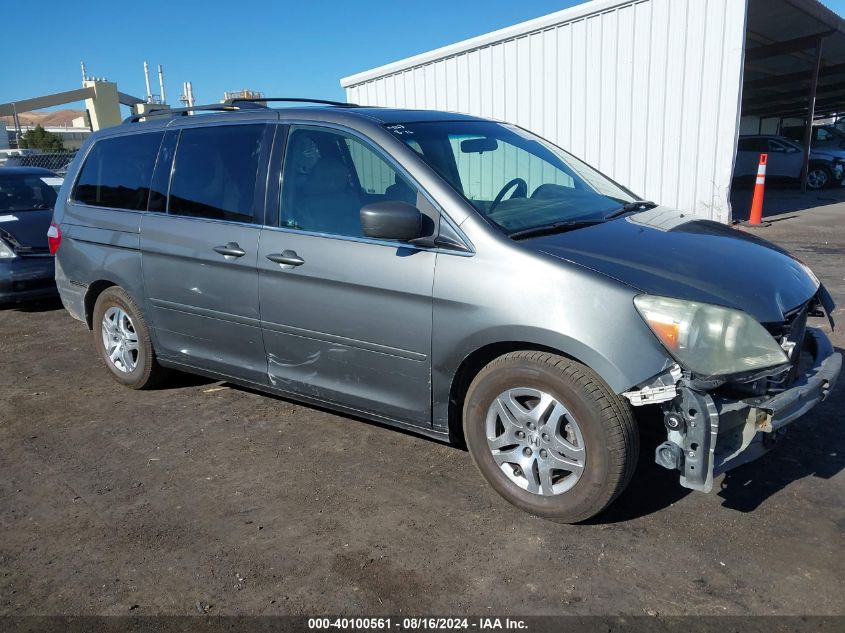 2007 Honda Odyssey Ex-L VIN: 5FNRL38667B430250 Lot: 40100561