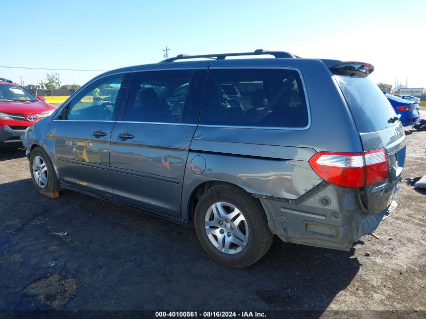 2007 Honda Odyssey Ex-L VIN: 5FNRL38667B430250 Lot: 40100561