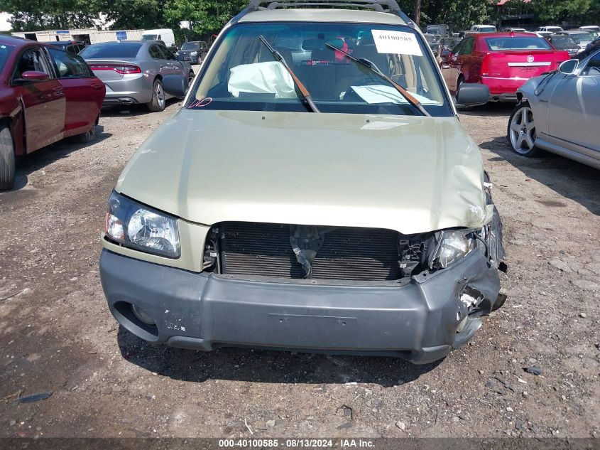 2004 Subaru Forester 2.5X VIN: JF1SG63624H756448 Lot: 40100585