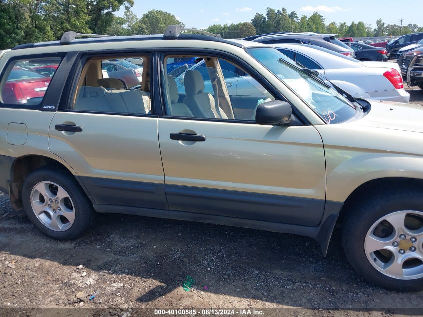 2004 Subaru Forester 2.5X VIN: JF1SG63624H756448 Lot: 40100585