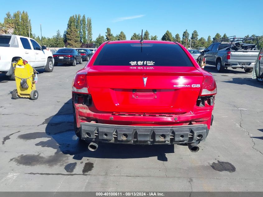 2008 Pontiac G8 VIN: 6G2ER57718L143066 Lot: 40100611