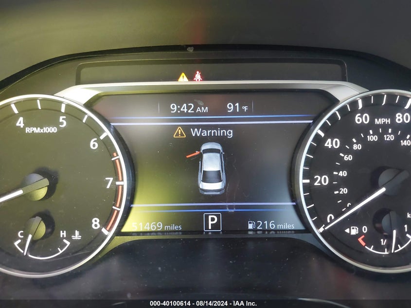 2022 Nissan Altima Sv VIN: 1N4BL4DV8NN387751 Lot: 40100614