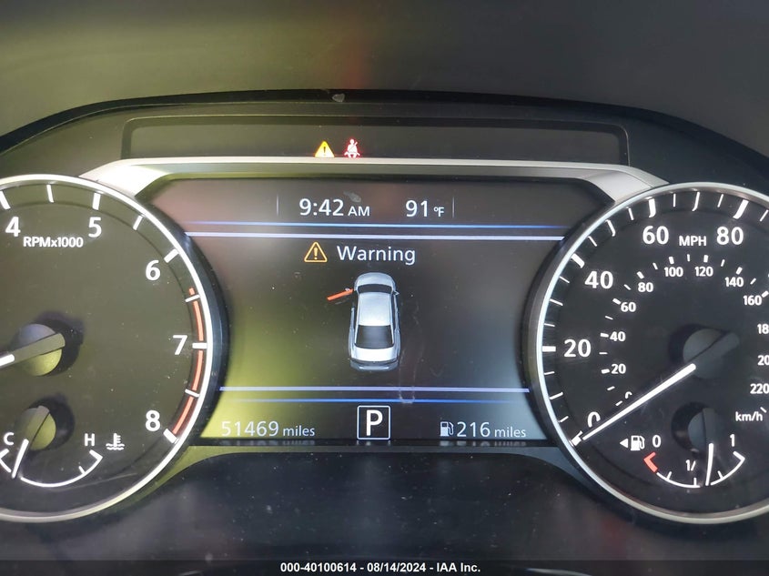 2022 Nissan Altima Sv VIN: 1N4BL4DV8NN387751 Lot: 40100614