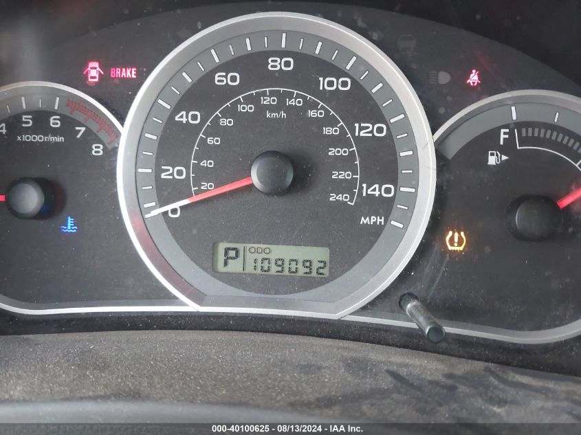 2009 Subaru Impreza 2.5I VIN: JF1GE61679H504670 Lot: 40100625