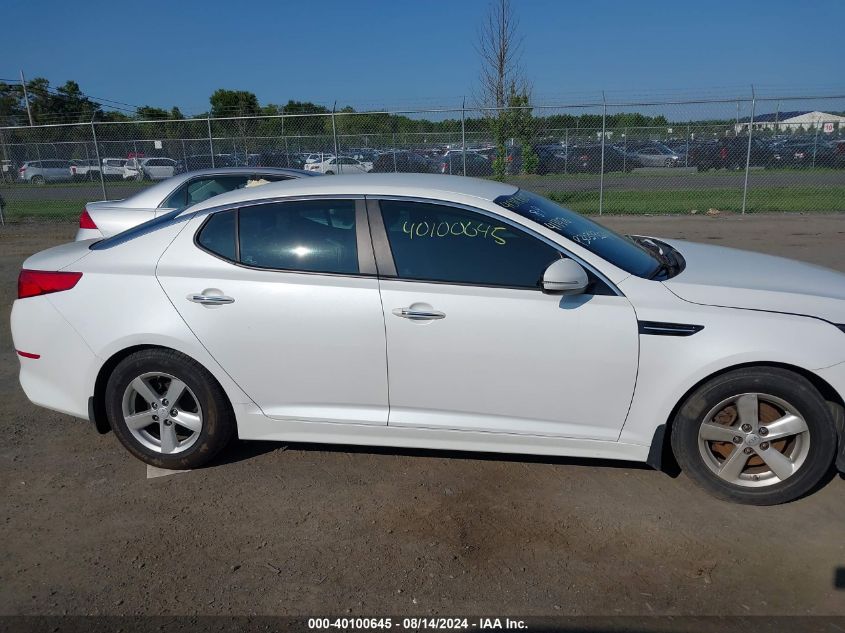 2015 Kia Optima Lx VIN: KNAGM4A7XF5602287 Lot: 40100645