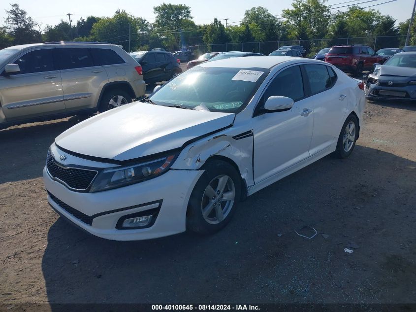 KNAGM4A7XF5602287 2015 KIA OPTIMA - Image 2