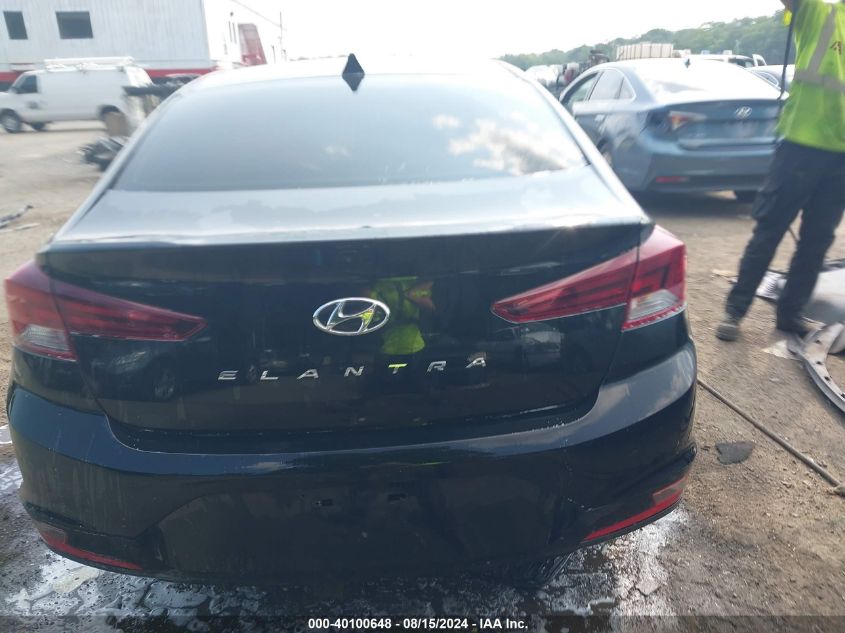 2019 Hyundai Elantra Sel VIN: KMHD84LF2KU731179 Lot: 40100648