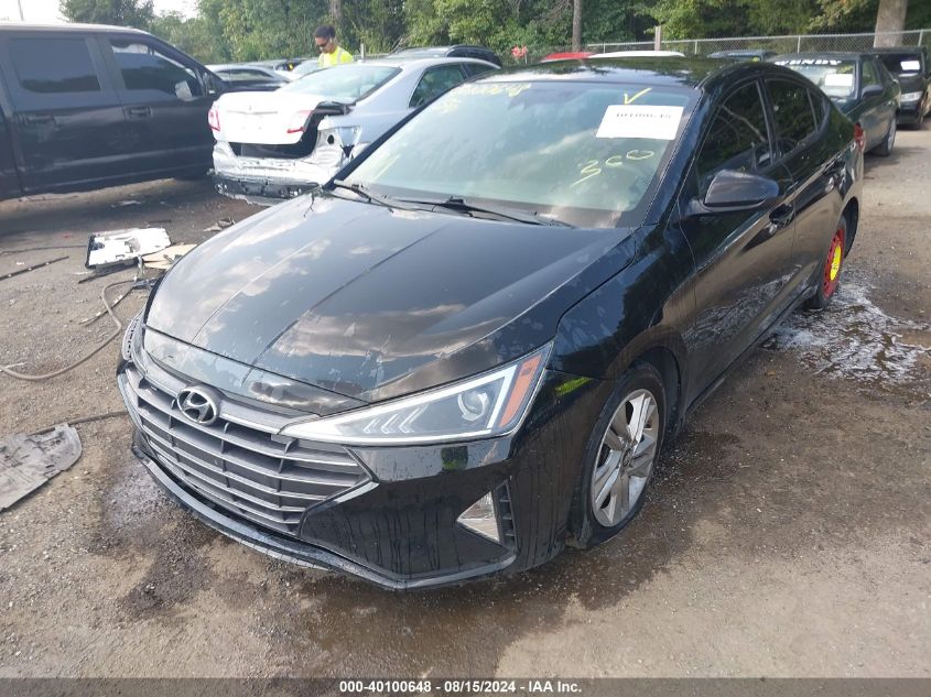 2019 Hyundai Elantra Sel VIN: KMHD84LF2KU731179 Lot: 40100648