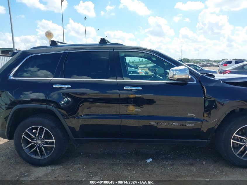 2017 Jeep Grand Cherokee Limited 4X4 VIN: 1C4RJFBG7HC914144 Lot: 40100649