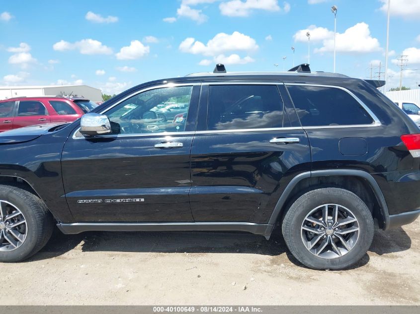 2017 Jeep Grand Cherokee Limited 4X4 VIN: 1C4RJFBG7HC914144 Lot: 40100649