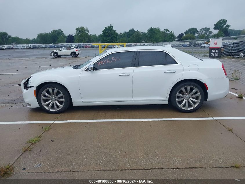 2019 Chrysler 300 Limited VIN: 2C3CCAEG4KH528126 Lot: 40100650