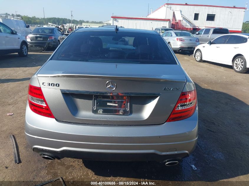 2012 Mercedes-Benz C 300 Luxury 4Matic/Sport 4Matic VIN: WDDGF8BB4CR201691 Lot: 40100655