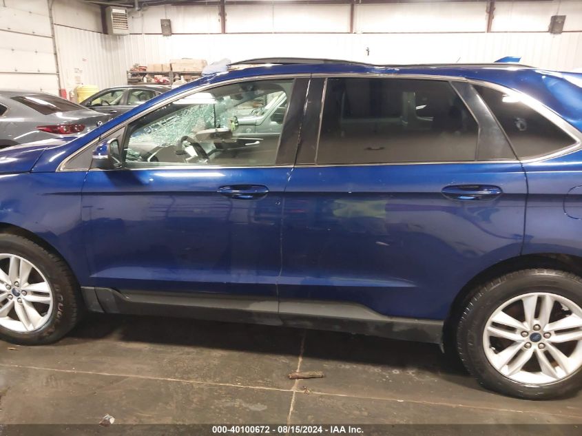 2015 Ford Edge Sel VIN: 2FMTK4J87FBB62178 Lot: 40100672