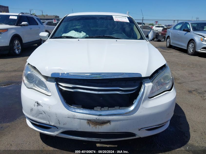 2012 Chrysler 200 Lx VIN: 1C3CCBAG3CN261730 Lot: 40100674
