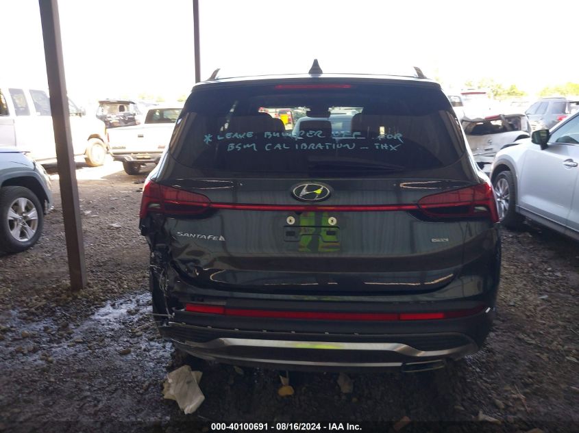 2022 Hyundai Santa Fe Sel VIN: 5NMS3DAJ4NH474653 Lot: 40100691