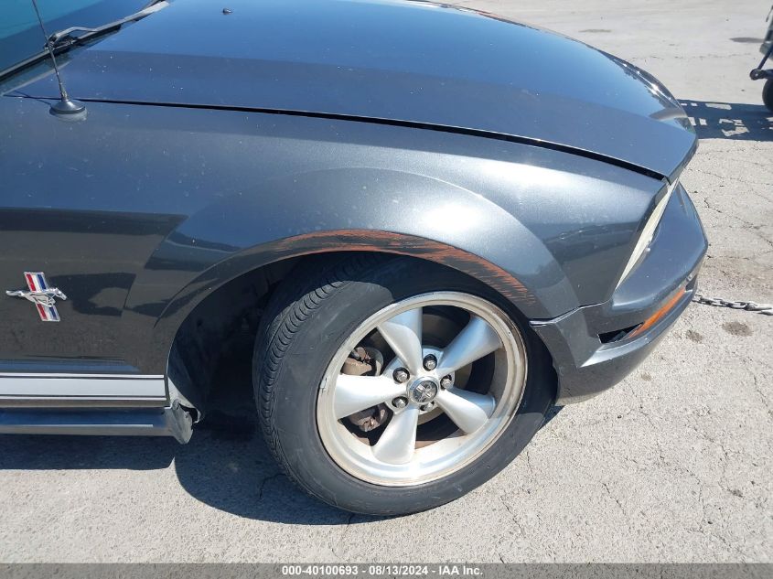 2007 Ford Mustang V6 Deluxe/V6 Premium VIN: 1ZVHT80N075284874 Lot: 40100693