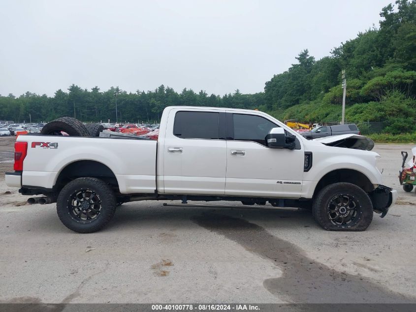 2017 Ford F-350 Platinum VIN: 1FT8W3BT2HEC40272 Lot: 40100778