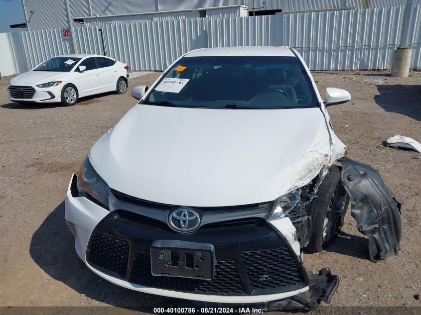 2015 Toyota Camry Se VIN: 4T1BF1FK2FU032502 Lot: 40100786