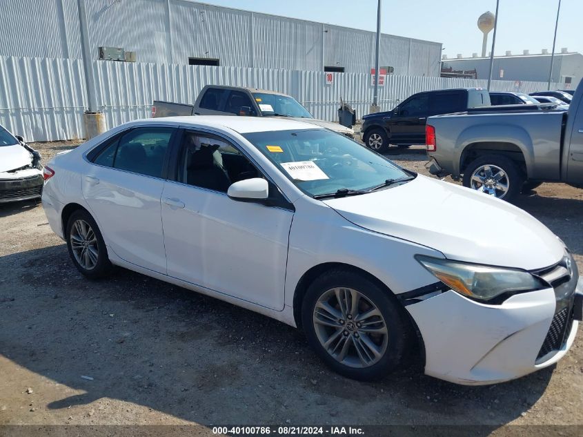 2015 Toyota Camry Se VIN: 4T1BF1FK2FU032502 Lot: 40100786