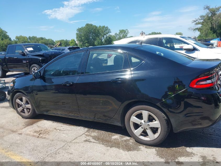 2015 Dodge Dart Sxt VIN: 1C3CDFBBXFD364662 Lot: 40100807