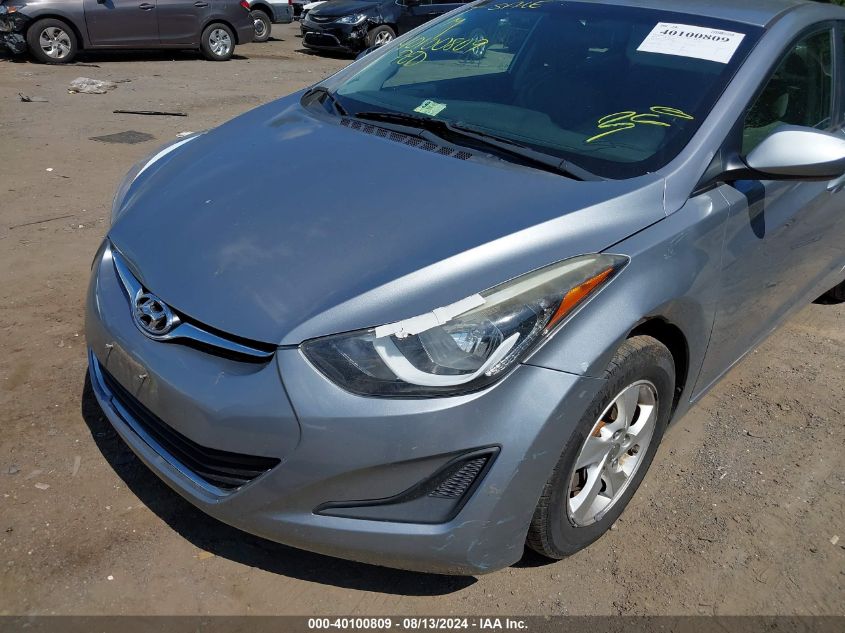 2015 Hyundai Elantra Se VIN: 5NPDH4AE8FH644899 Lot: 40100809