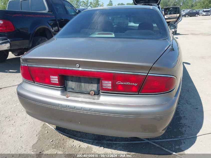 2004 Buick Century VIN: 2G4WS52J341239345 Lot: 40100815