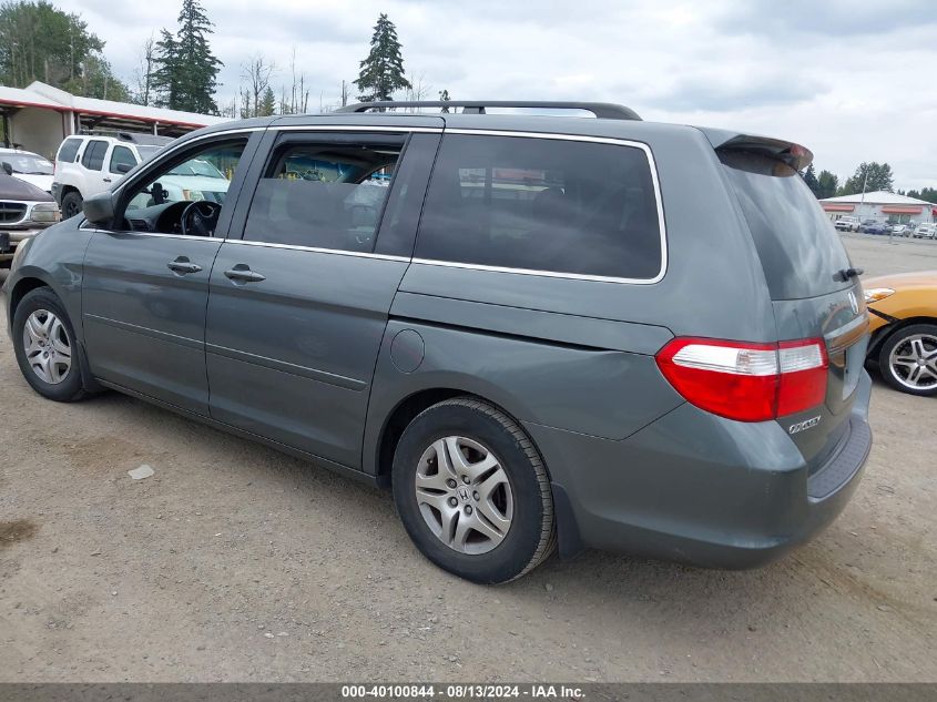 2007 Honda Odyssey Ex-L VIN: 5FNRL38617B462166 Lot: 40100844