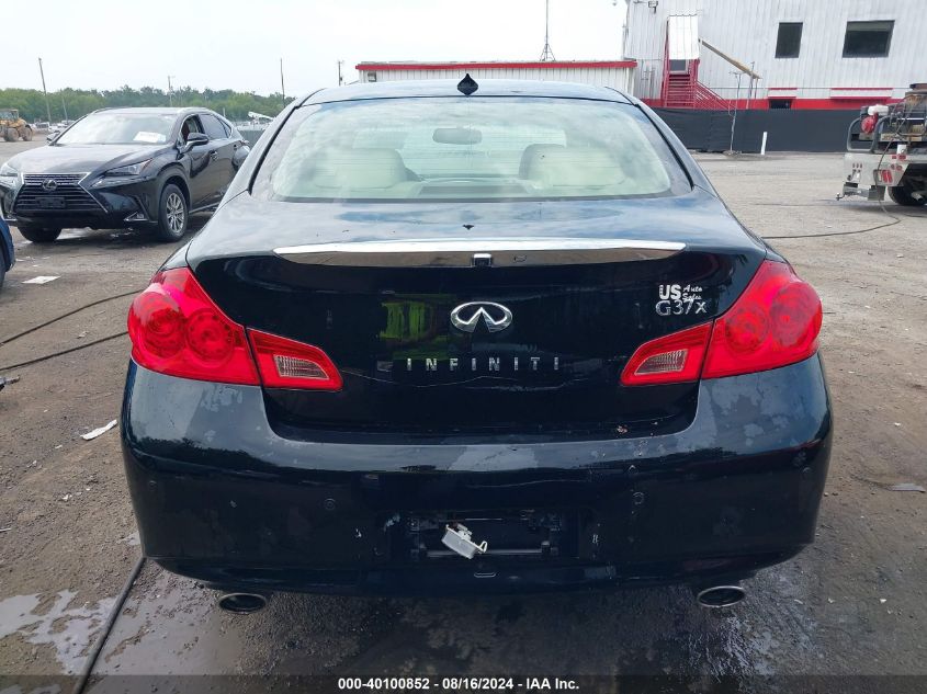 2013 Infiniti G37X VIN: JN1CV6AR3DM757667 Lot: 40100852