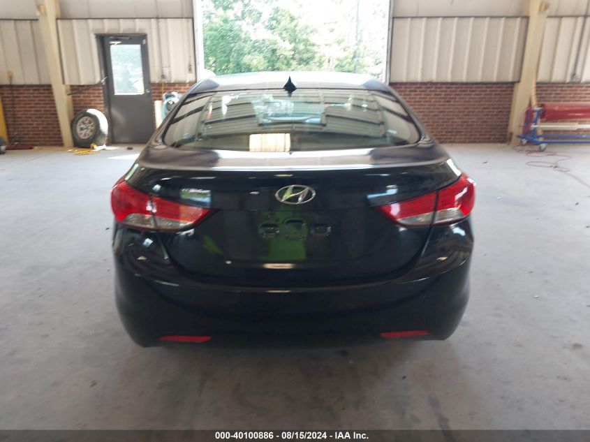 2013 Hyundai Elantra Gls VIN: KMHDH4AE4DU001223 Lot: 40100886