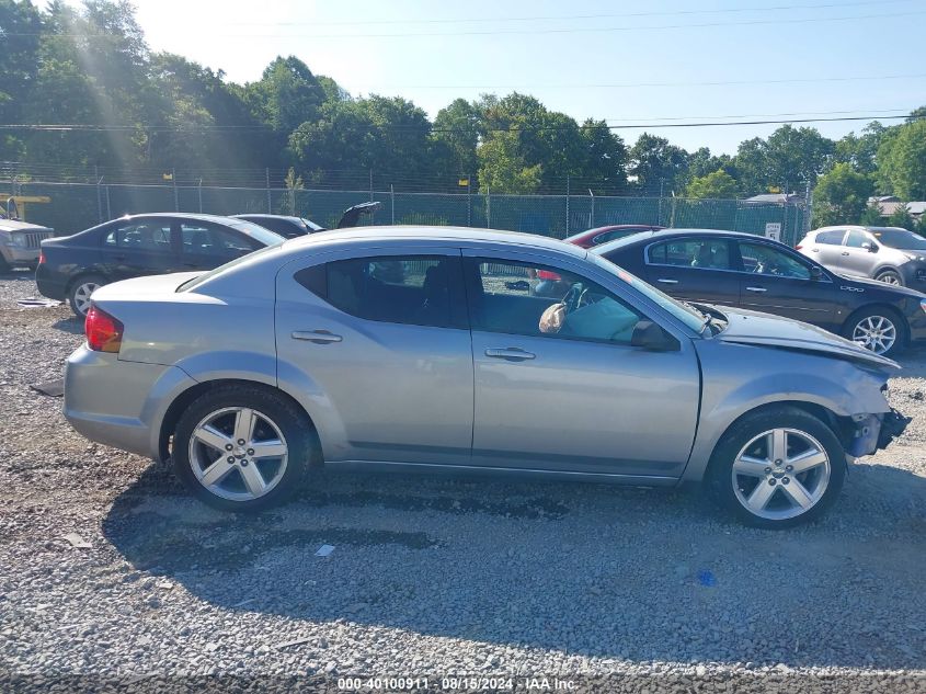 2013 Dodge Avenger Se VIN: 1C3CDZAB5DN665012 Lot: 40100911