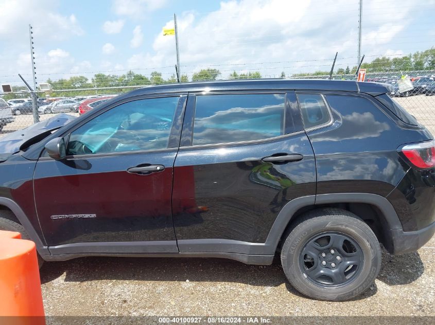 2018 Jeep Compass Sport 4X4 VIN: 3C4NJDAB9JT146184 Lot: 40100927