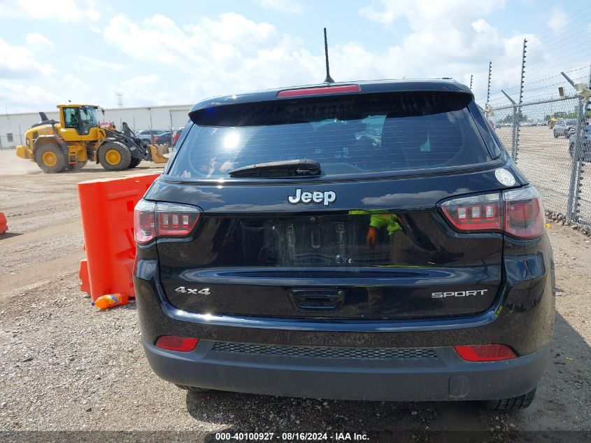 2018 Jeep Compass Sport 4X4 VIN: 3C4NJDAB9JT146184 Lot: 40100927