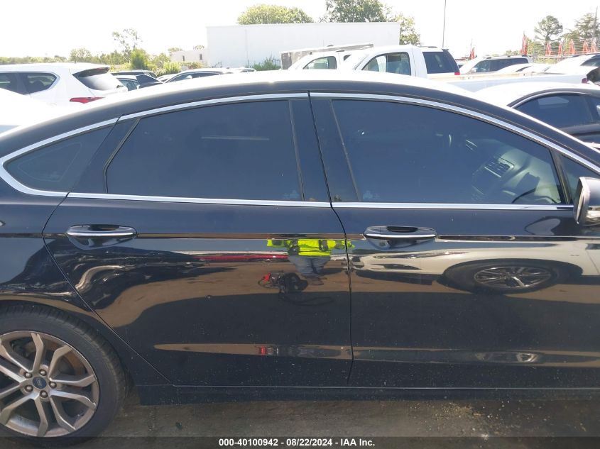 2019 FORD FUSION SEL - 3FA6P0CD3KR182774