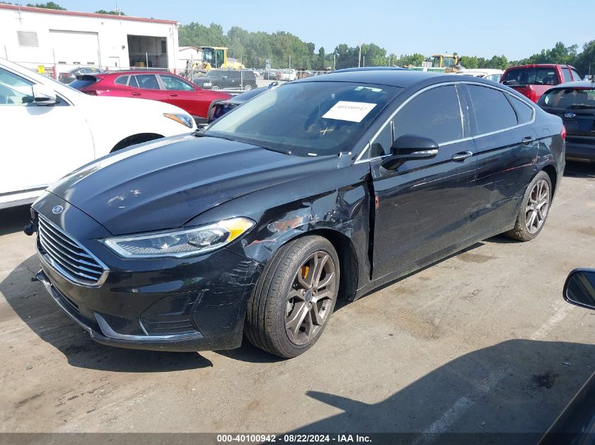 2019 FORD FUSION SEL - 3FA6P0CD3KR182774