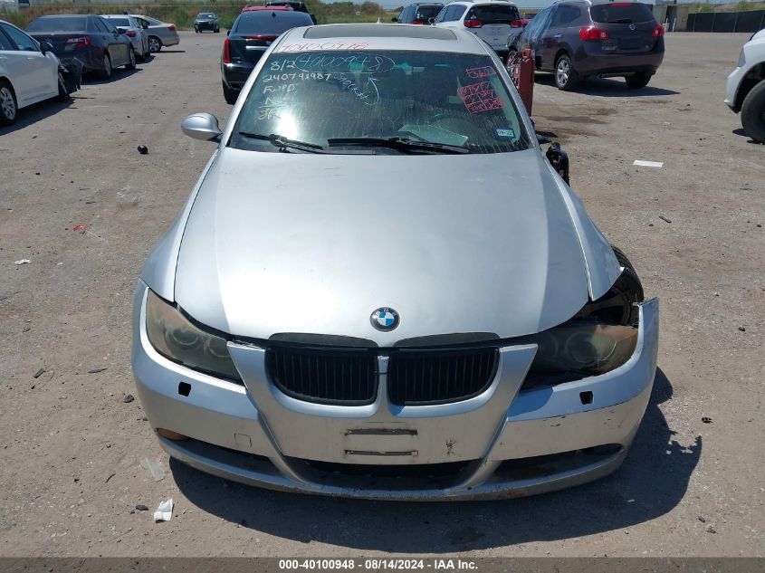 2006 BMW 330I VIN: WBAVB33536KR79807 Lot: 40100948